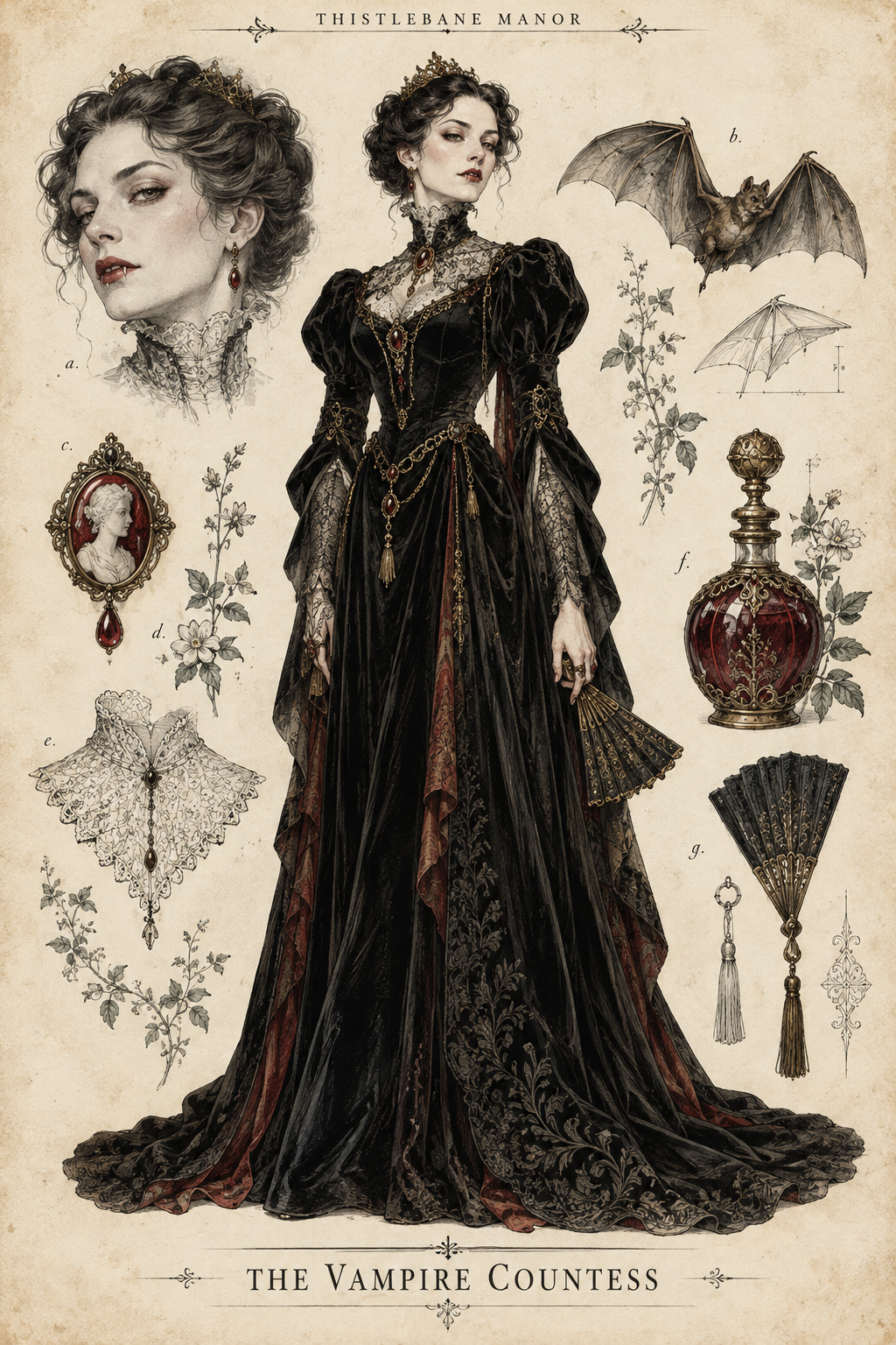 The Countess — Specimen Art Print