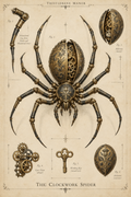 Clockwork Spider — Specimen Art Print