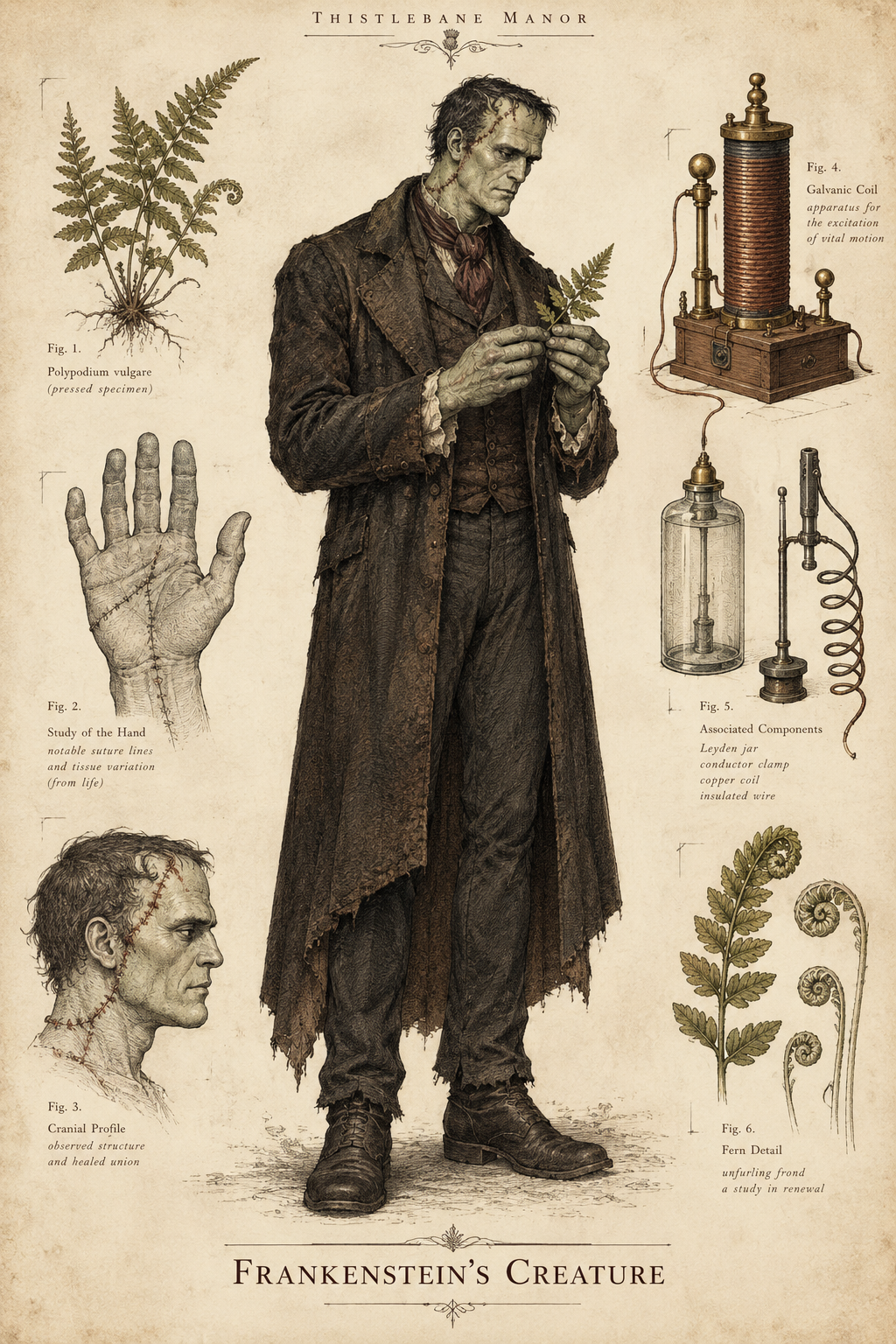 Frankenstein’s Monster — Specimen Art Print