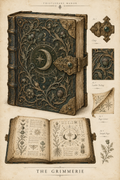 The Grimmerie — Specimen Art Print