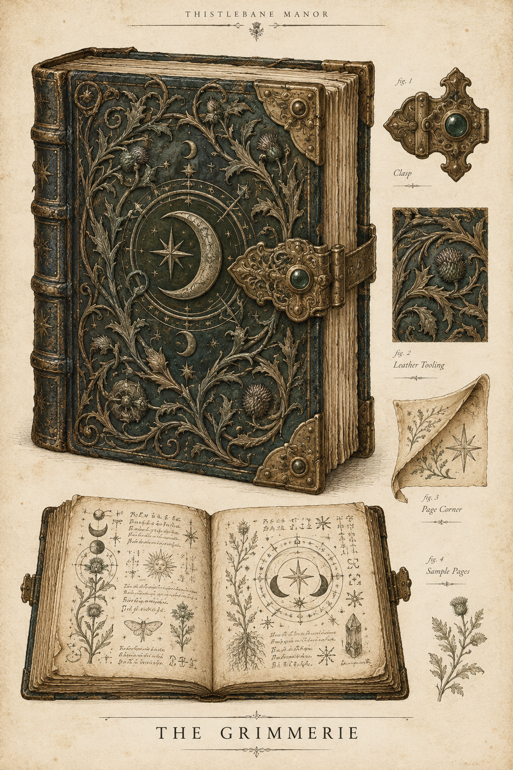 The Grimmerie — Specimen Art Print