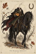 The Headless Horseman — Specimen Art Print