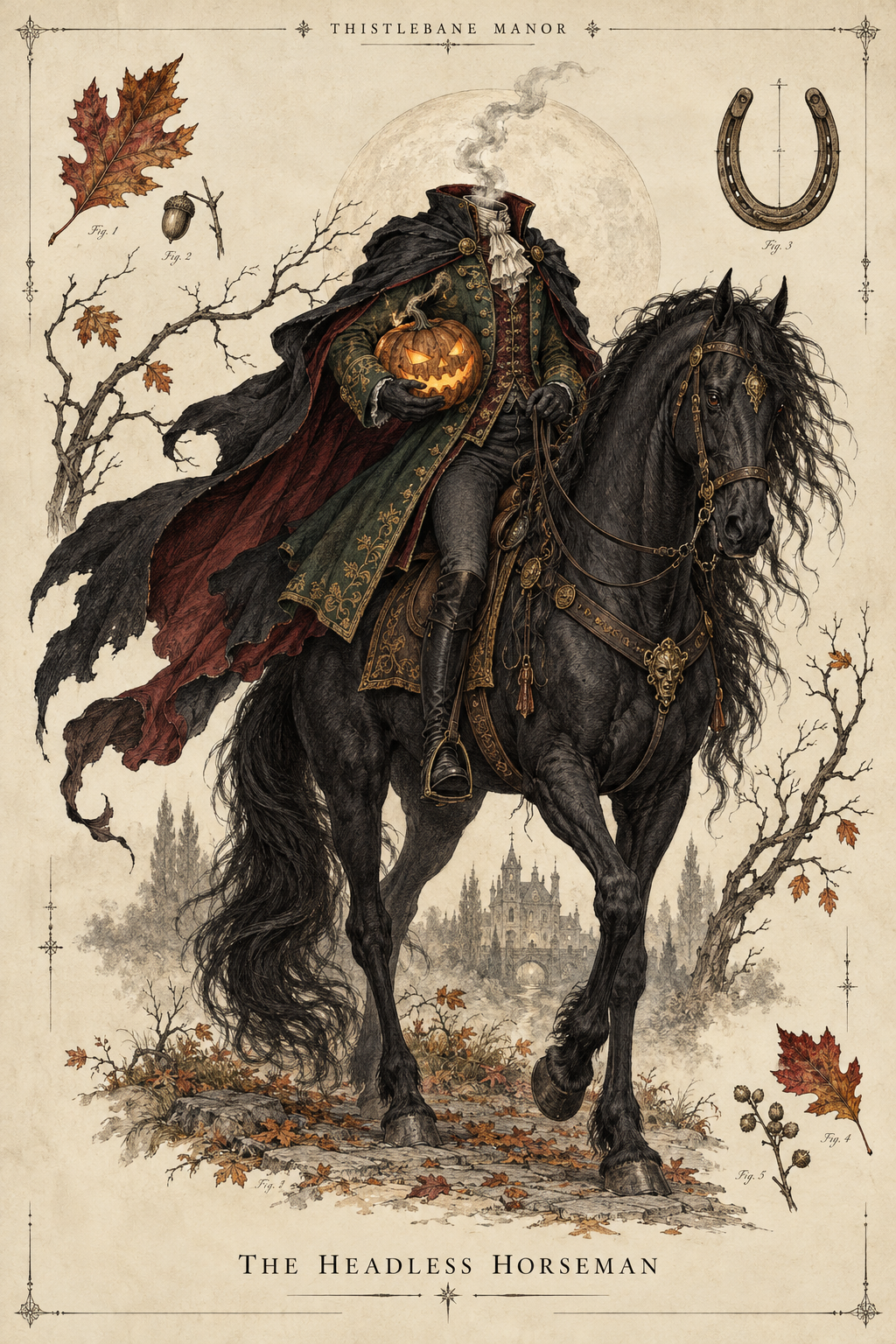 The Headless Horseman — Specimen Art Print