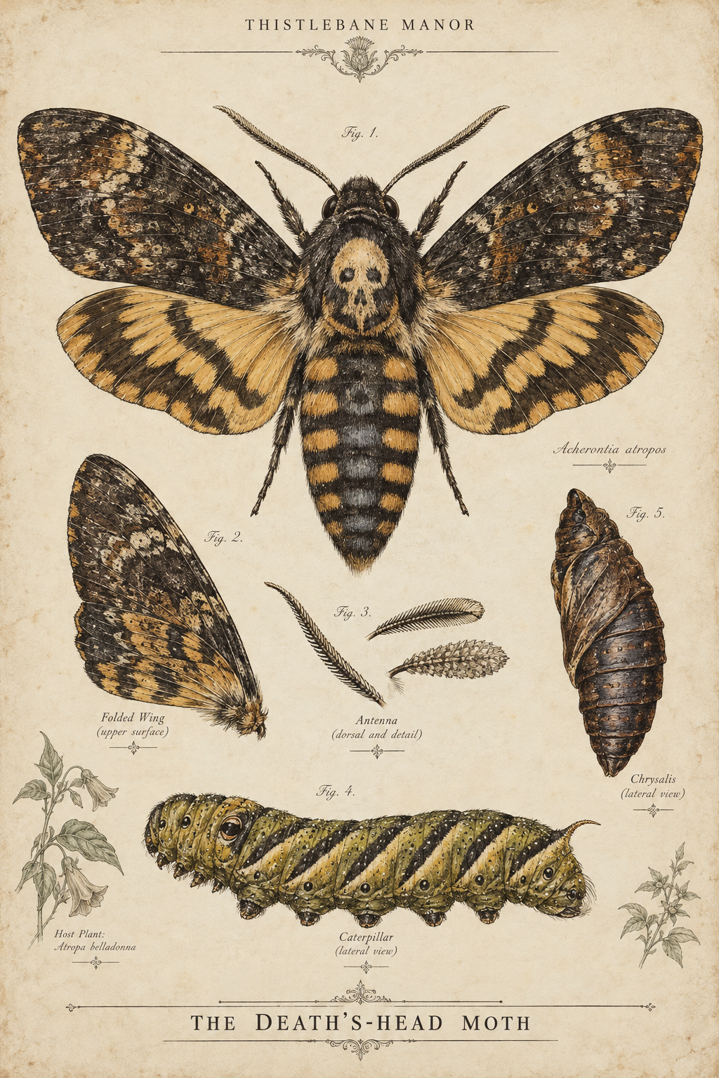 Moth — Specimen Art Print