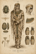 The Mummy — Specimen Art Print