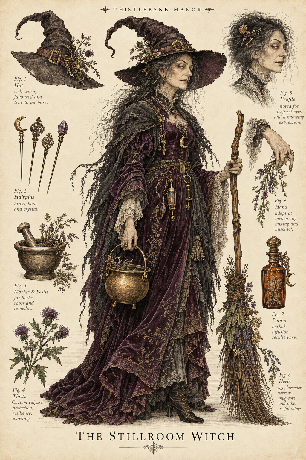 The Stillroom Witch — Specimen Art Print